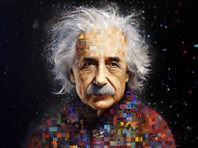 Genius composed of letters and numbers - Photo #619 - Premium AI Art ...